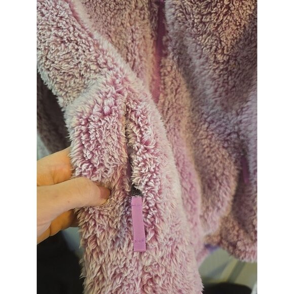 32 Degrees Heat Jacket Junior Girls Fuzzy Pink Full Zip Jacket. Large 14/ 16. - Picture 9 of 14